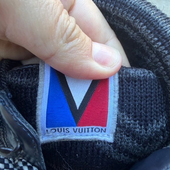 Louis Vuitton breaking away high top leather wool  boots US8 UK7 - Picture 8 of 16